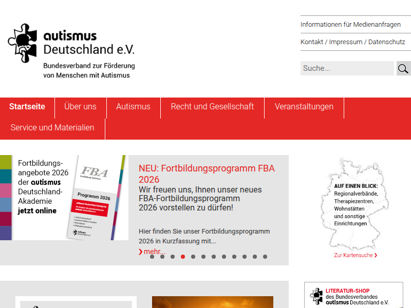 Bundesverband Autismus Deutschland e.V.: Fortbildung
