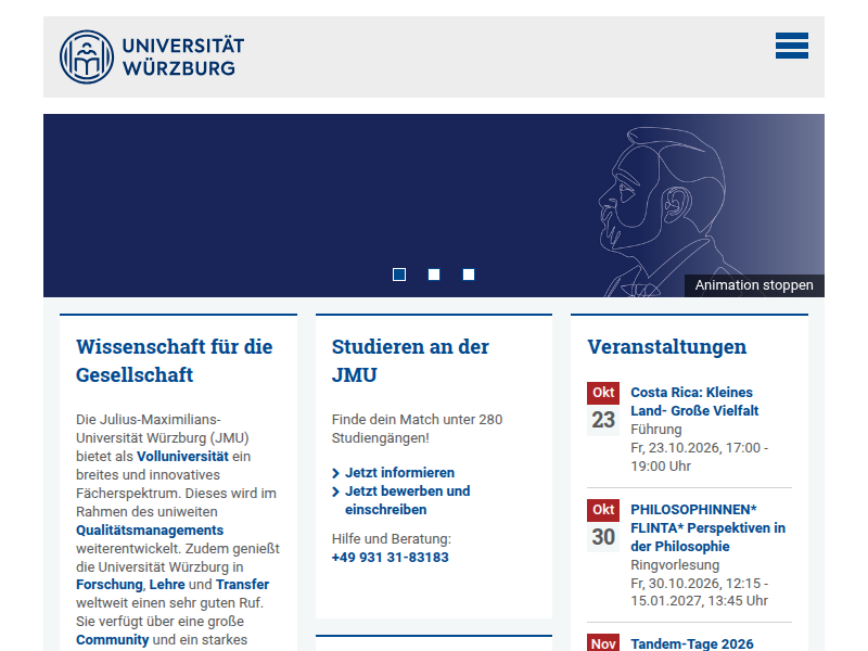 Afrika und die Julius-Maximilians-Universität Würzburg - Afrika-Kompetenzzentrum