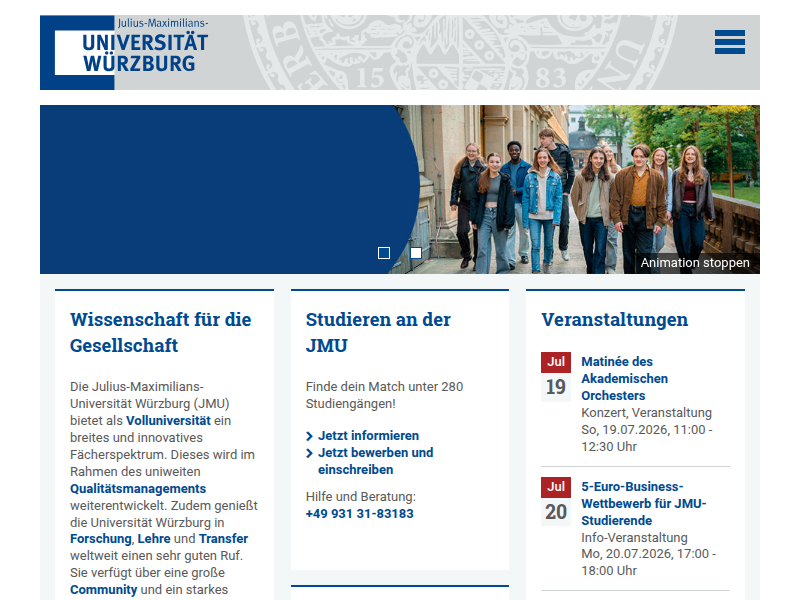 Afrika und die Julius-Maximilians-Universität Würzburg - Afrika-Kompetenzzentrum