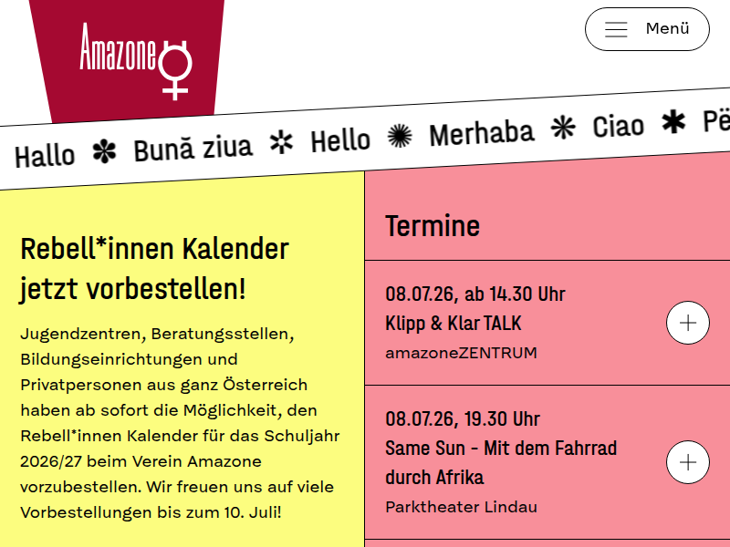 Reden? Wir sind da! - Verein Amazone