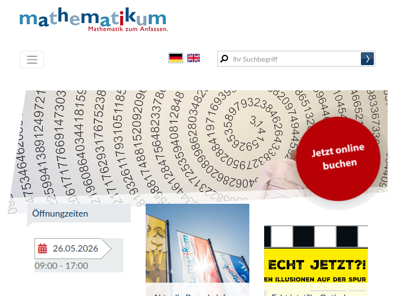 Mathematikum Gießen - Mathematik draußen