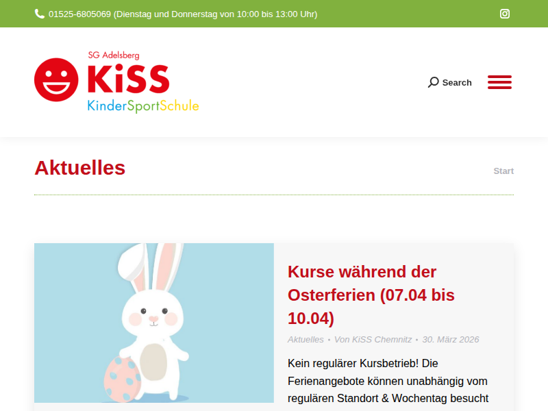 Impressum - KiSS Kindersportschule Chemnitz