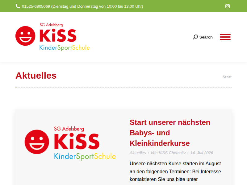 Weltallparty – KiSS Kindersportschule Chemnitz