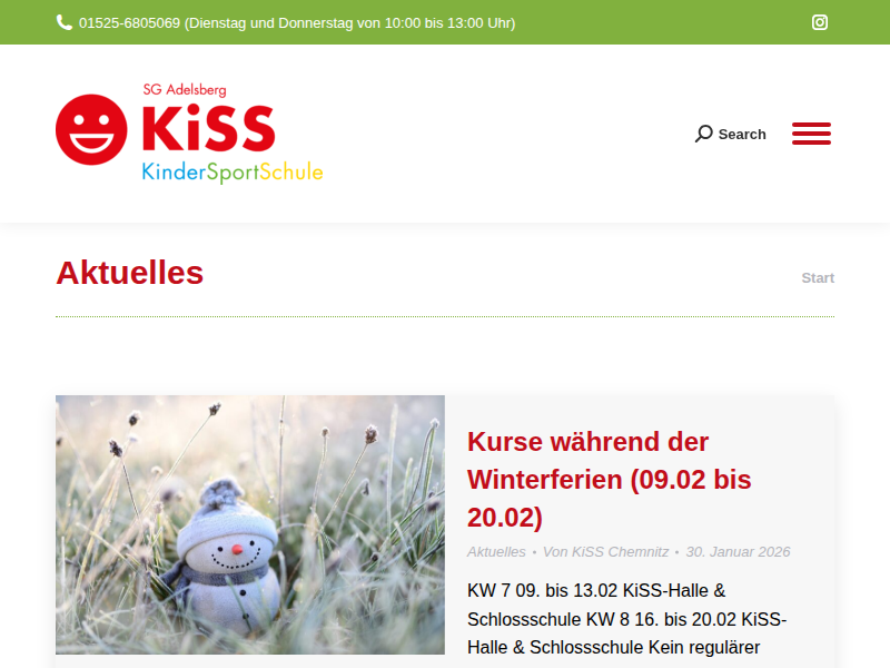 Cookie-Richtlinie (EU) - KiSS Kindersportschule Chemnitz