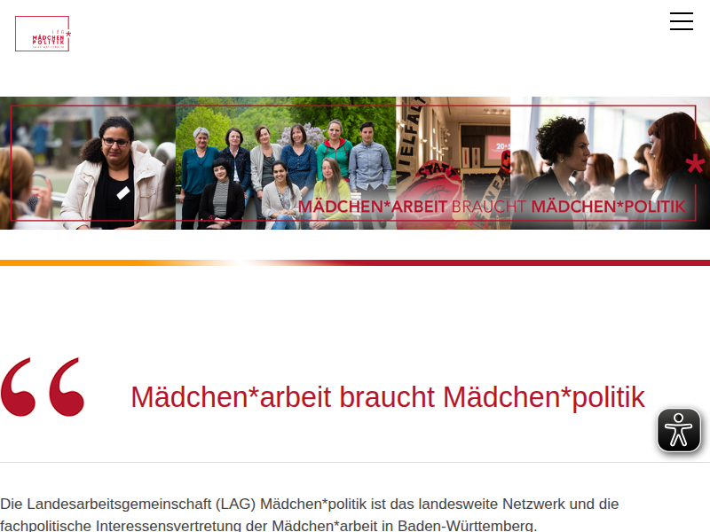 LAG Mädchen*Politik BW | 2018 – Neues Logo, neue Schreibweise!