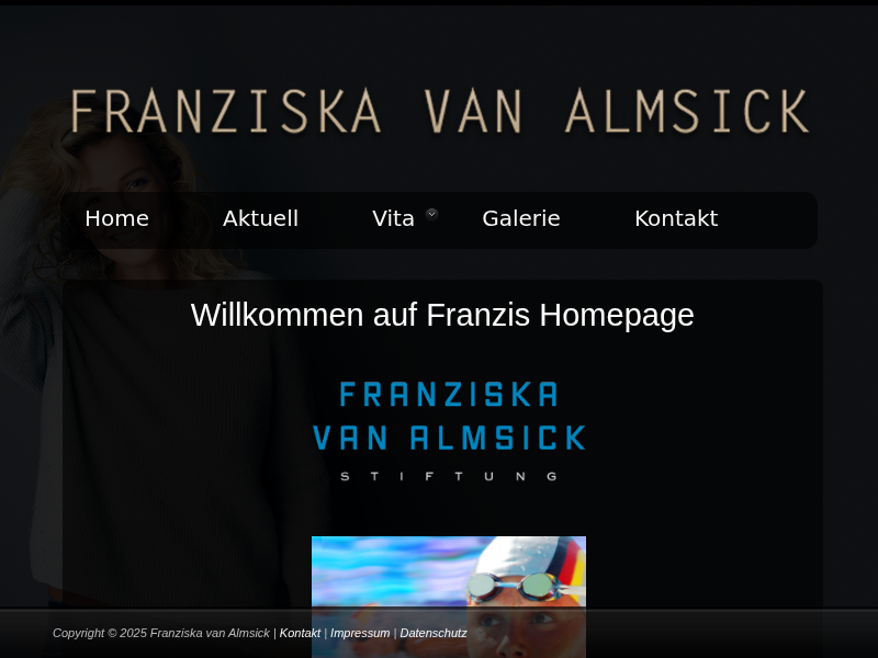 Franziska van Almsick: Home