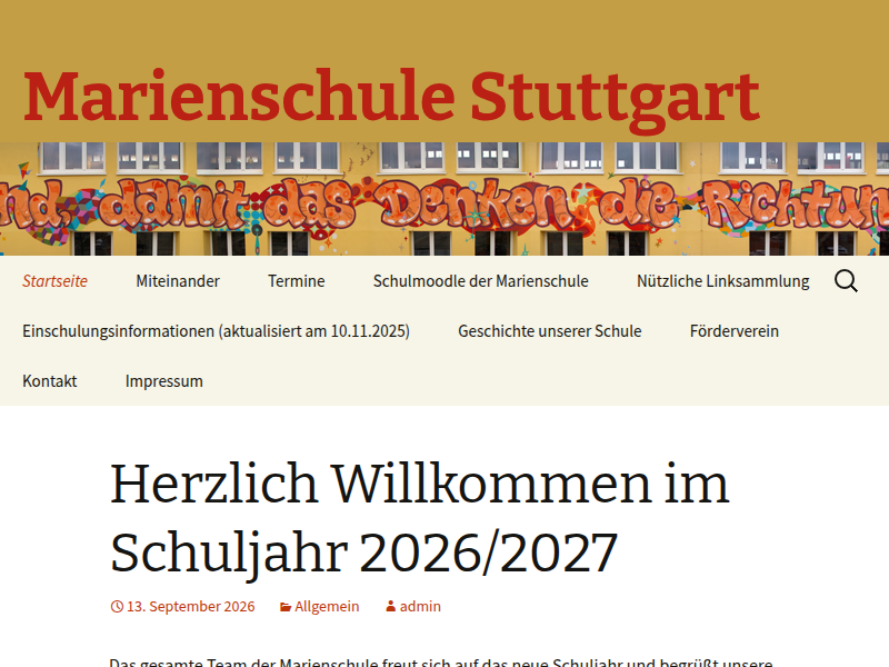 Besuch vom Nikolaus in der Marienschule | Marienschule Stuttgart