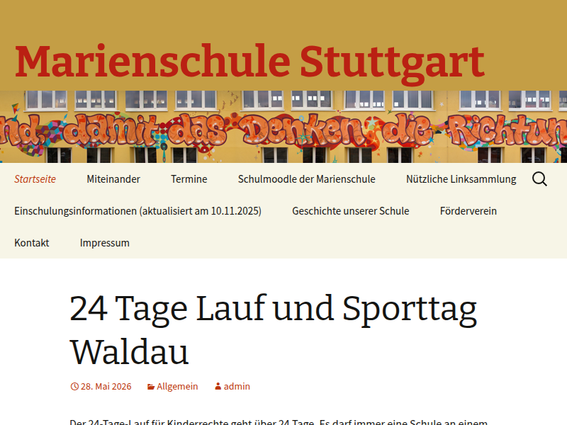 Endlich wieder gemeinsam Sport treiben | Marienschule Stuttgart