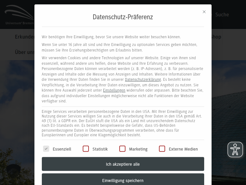 Mit KI die Welt retten im Universum®!? - Universum Bremen