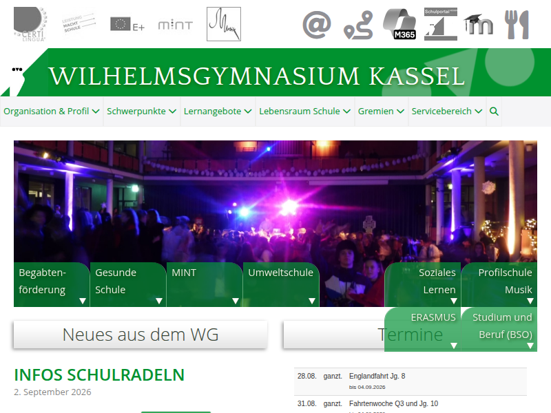 Frühjahrskonzert 2012 - Wilhelmsgymnasium Kassel