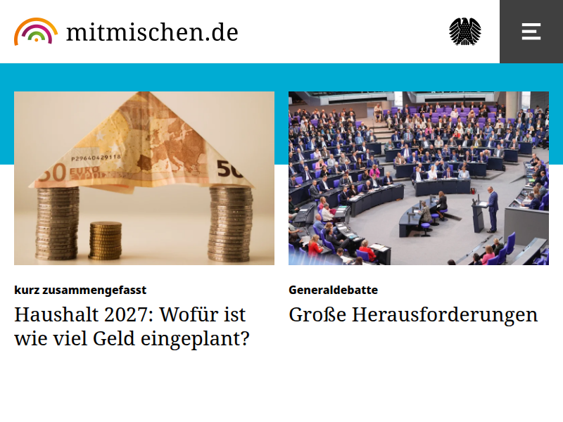 „Politik für die arbeitende Bevölkerung“ | mitmischen.de - Dein Portal zum Deutschen Bundestag