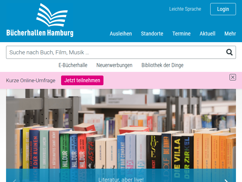 Mehr | Bücherhallen Hamburg