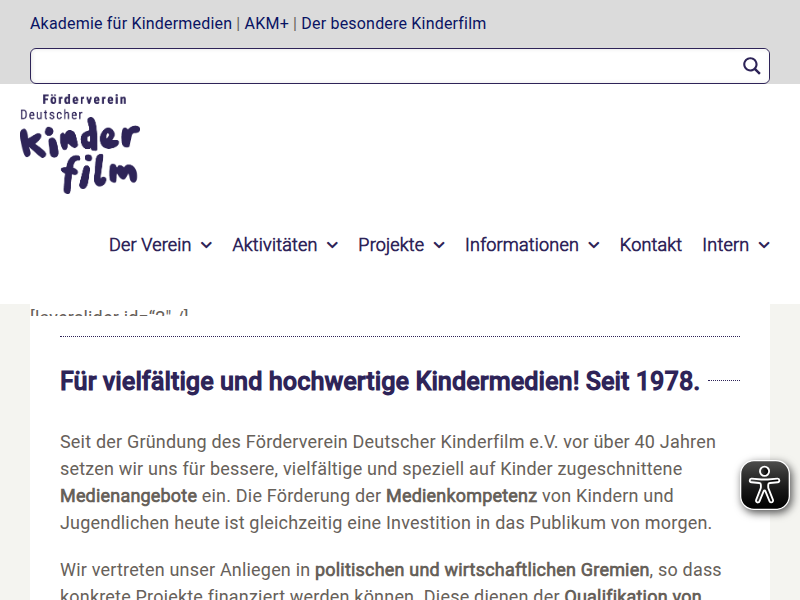 Fachveranstaltungen – Förderverein Deutscher Kinderfilm e.V.