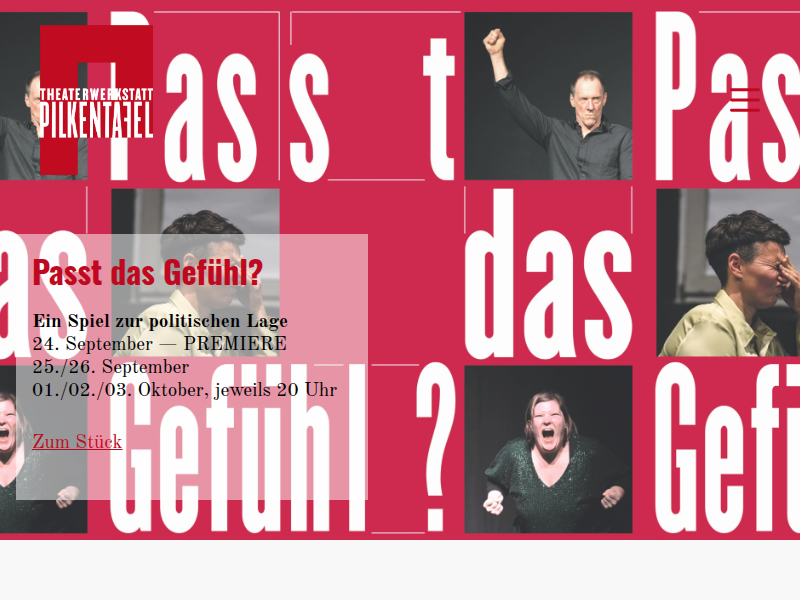 Vom Reisen in ehemaligen Kolonien - Theaterwerkstatt Pilkentafel