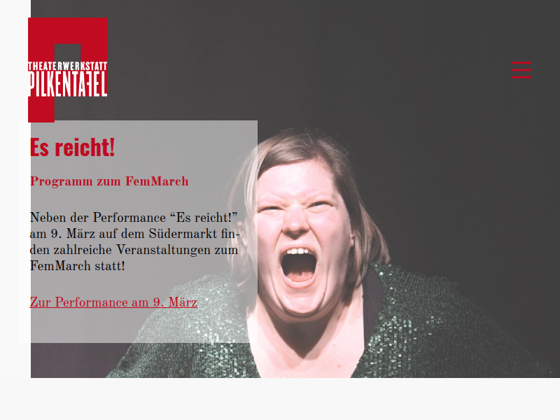 PETITION UNTERSCHREIBEN: Überregionale Strukturen der freien darstellenden Künste in Gefahr! - Theaterwerkstatt Pilkentafel