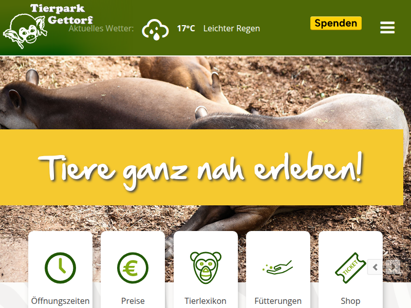 Zwei komische Vögel mehr im Park - Tierpark Gettorf