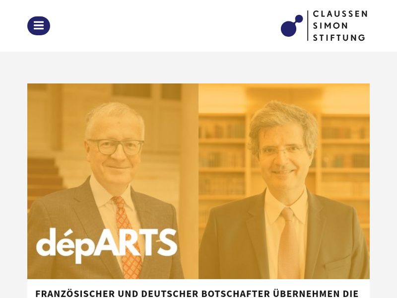 Claussen-Simon-Stiftung: Unsere Geförderten