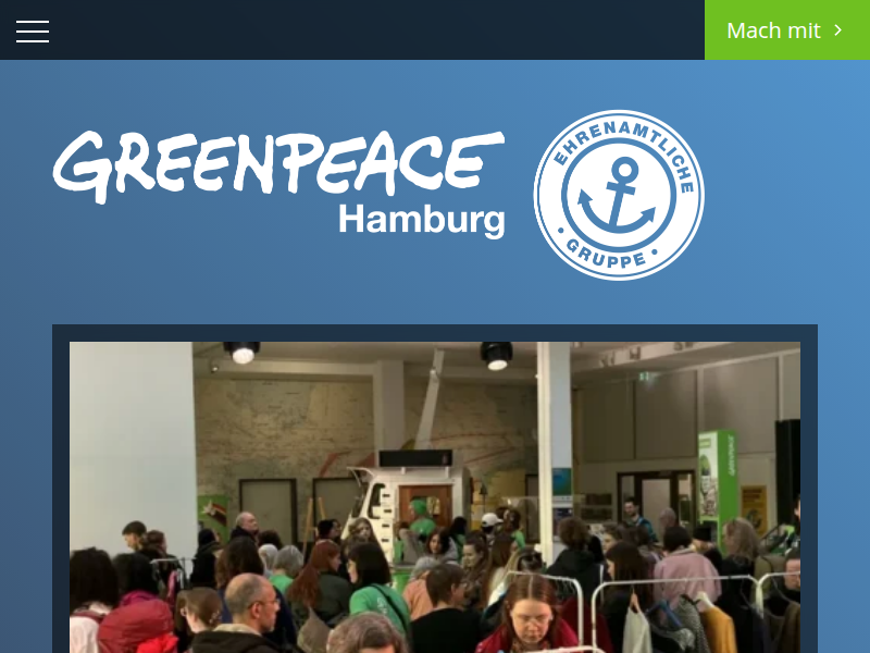 Meereslehrpfad und Theater « Greenpeace Hamburg