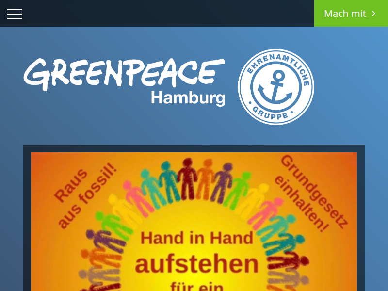 Meereslehrpfad und Theater « Greenpeace Hamburg