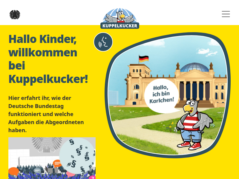 Die Generaldebatte zum Haushalt - Kuppelkucker - Deutscher Bundestag
