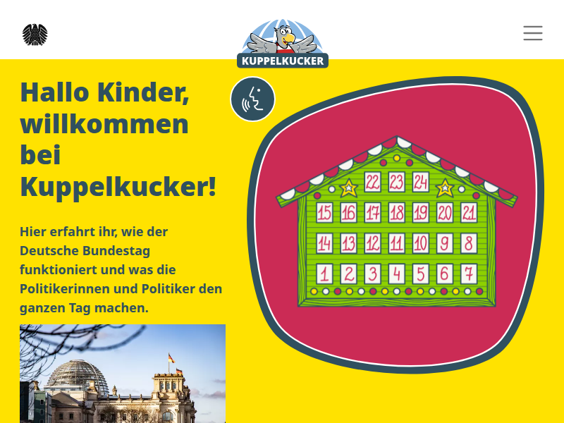 Tag der roten Hände - Kuppelkucker - Deutscher Bundestag