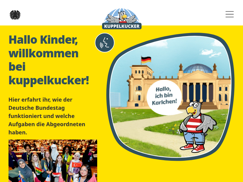 Das Infomobil des Bundestages auf Tour - Kuppelkucker - Deutscher Bundestag