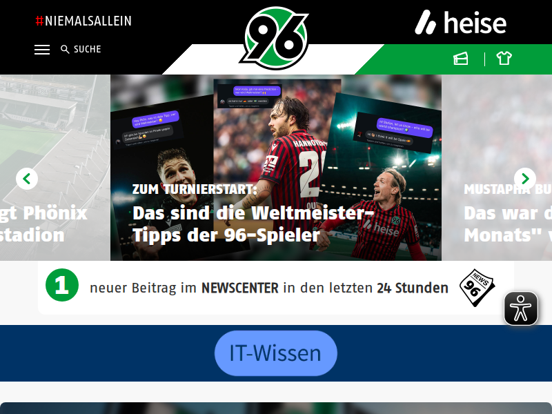 Hannover 96: "Fußballfans im Training": Jetzt für kostenloses Programm der Deutschen Krebshilfe bewerben