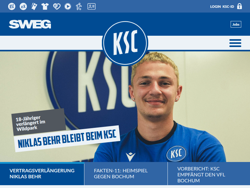 Karlsruher gehen auf Länderspielreise: KSC - MEINE HEIMAT.