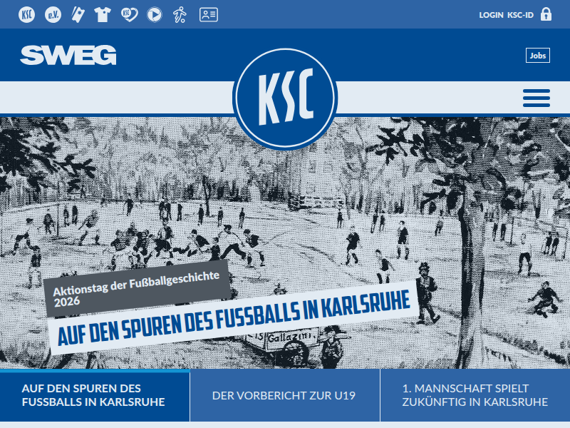 Karlsruher gehen auf Länderspielreise: KSC - MEINE HEIMAT.