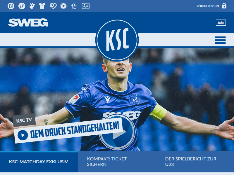 8 Tore, 47 Jahre Freundschaft, 93 blau-weiße Kids und mehr...: KSC - MEINE HEIMAT.