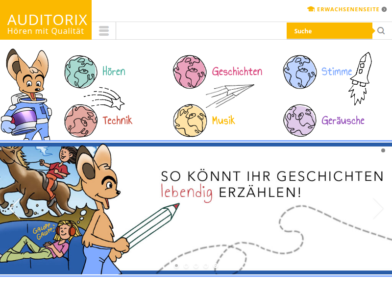 Auditorix - Hören mit Qualität: Hörgeschichten