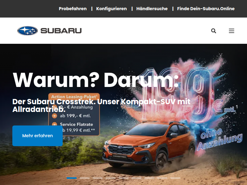 Subaru News - Subaru auf der Offroad-Messe „Abenteuer & Allrad“ 2025