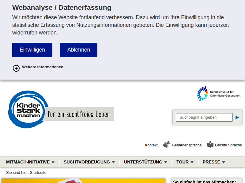 Kinder stark machen: Lust auf Bewegung - aber wo?