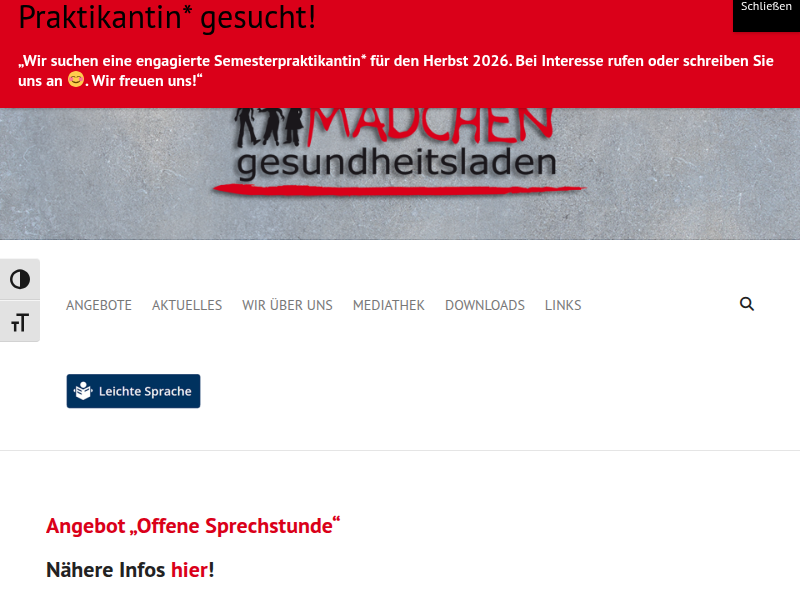 Schools for future - Mädchen*gesundheitsladen