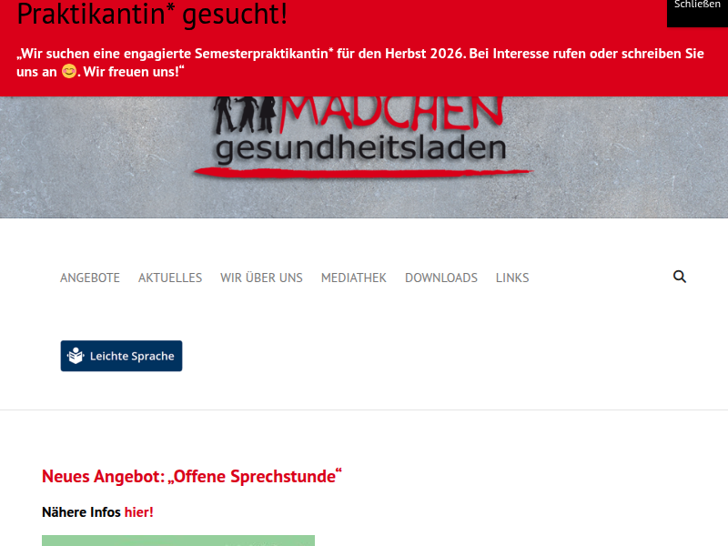 Unsere Themen - Mädchen*gesundheitsladen