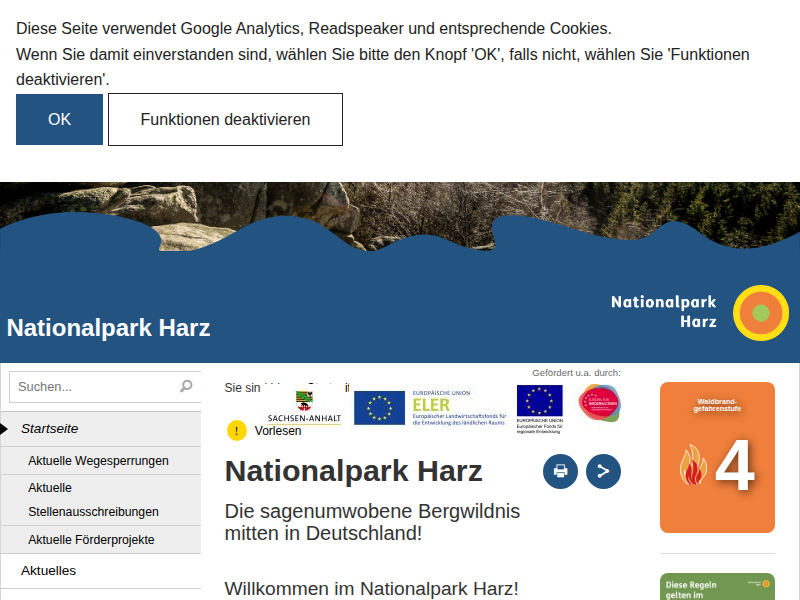 Feierliche Eröffnung der Fotoausstellung „HarzNATUR 2025“ | Aktuelles | Nationalpark Harz