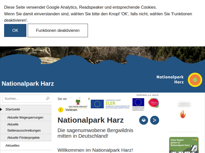 Café im Nationalparkhaus Sankt Andreasberg in neuem Glanz | Aktuelles | Nationalpark Harz