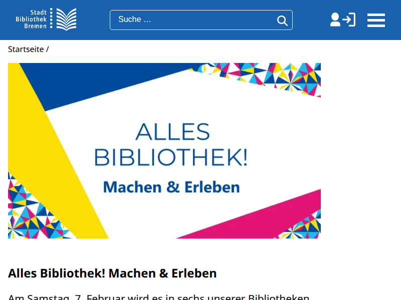 Sicher Surfen mit Spaß: Kurs für Internetneulinge ab 65 Jahren - Stadtbibliothek Bremen