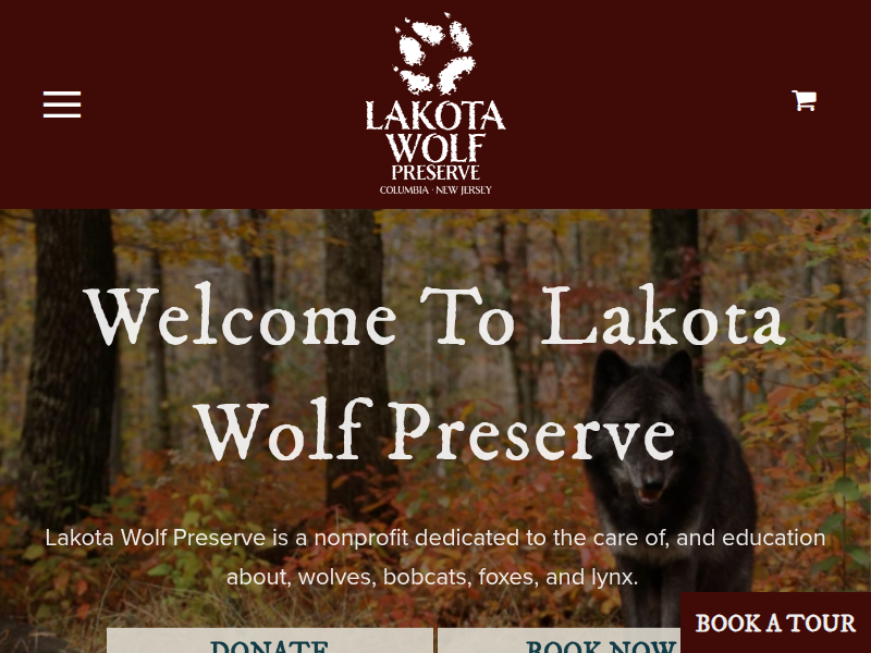 Wolf Tours : Lakota Wolf Preserve