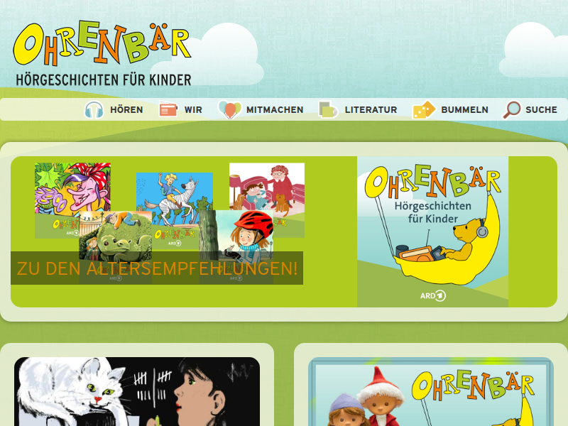 Freitag, 28. November 2014, von 20.05 bis 1.00 Uhr auf radioBERLIN 88,8 - 8. ARD-Radionacht für Kinder | Ohrenbär
