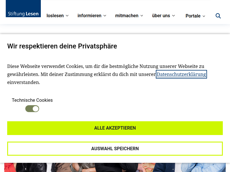 Lesetipps und Unterrichtsideen: Stiftung Lesen