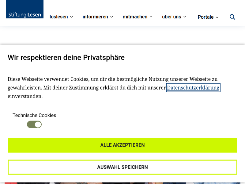 Detail: Stiftung Lesen