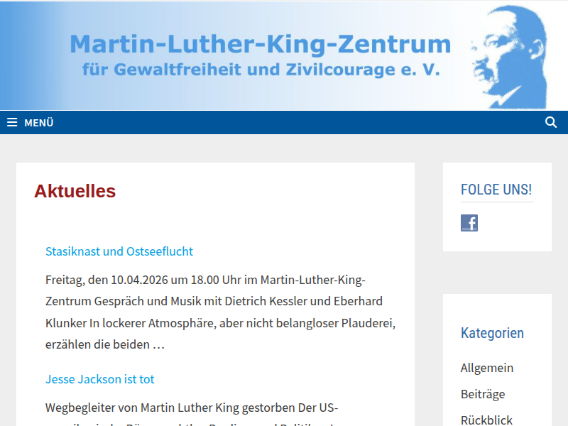 Ausstellung "Es ging seinen Gang" - Kritische Literatur in der DDR - Martin-Luther-King-Zentrum Werdau