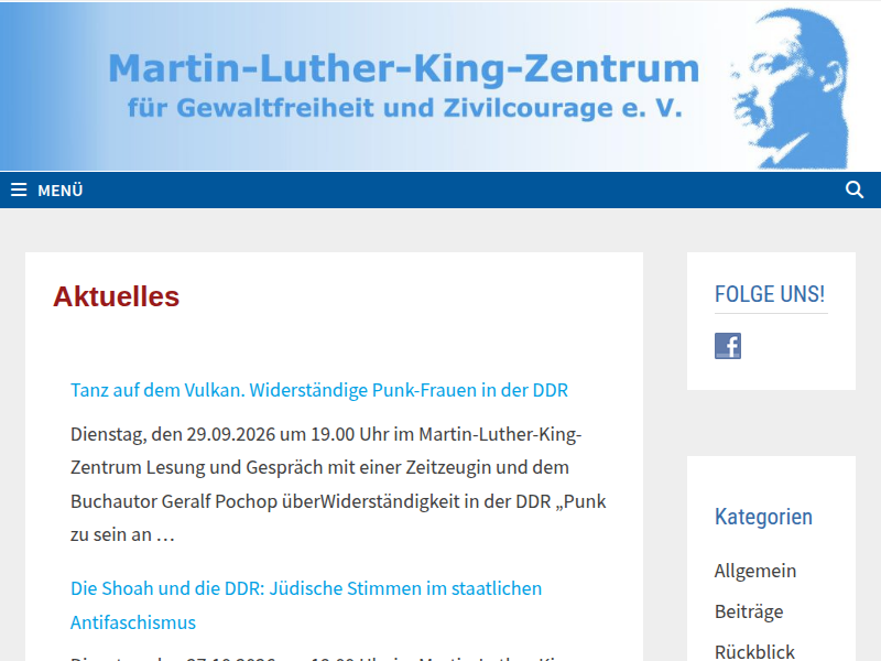 Rückblick 1999 - Martin-Luther-King-Zentrum Werdau
