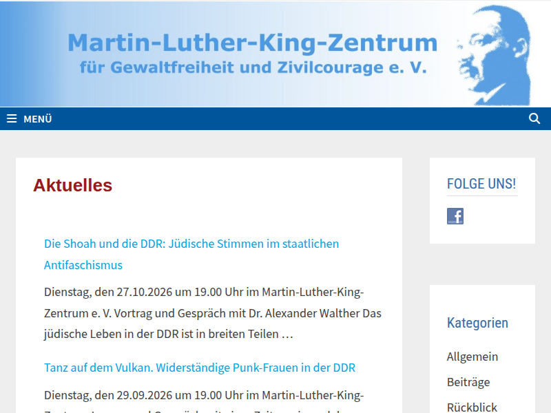Rückblick 2004 - Martin-Luther-King-Zentrum Werdau