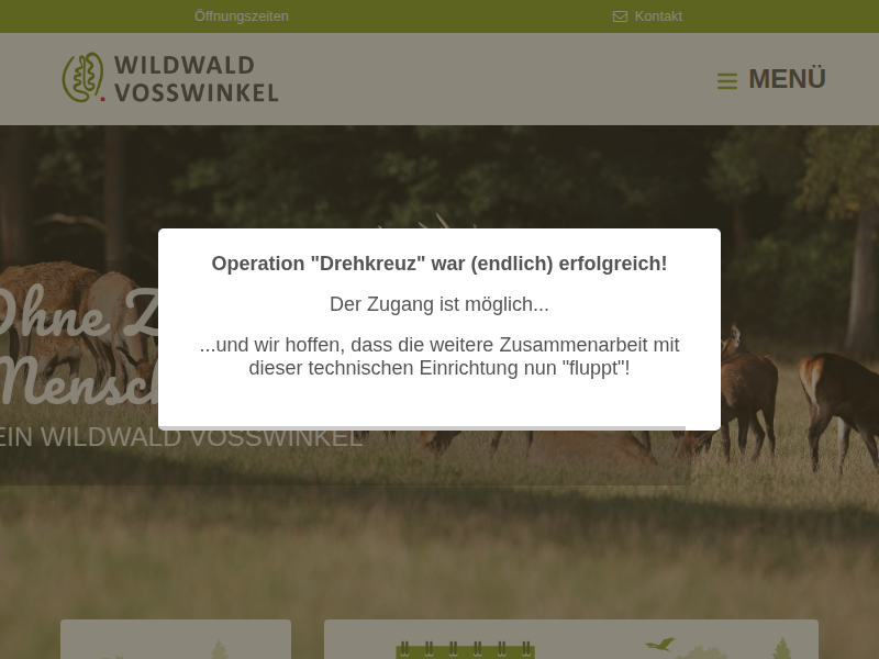 Im Märchenwald mit Hänsel und Gretel / Jahresprogramm / Wald-Abenteuer / Wildwald Vosswinkel