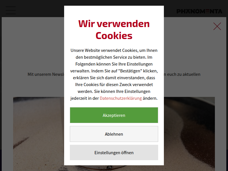Unsere Entstehung - PHÄNOMENTA Flensburg