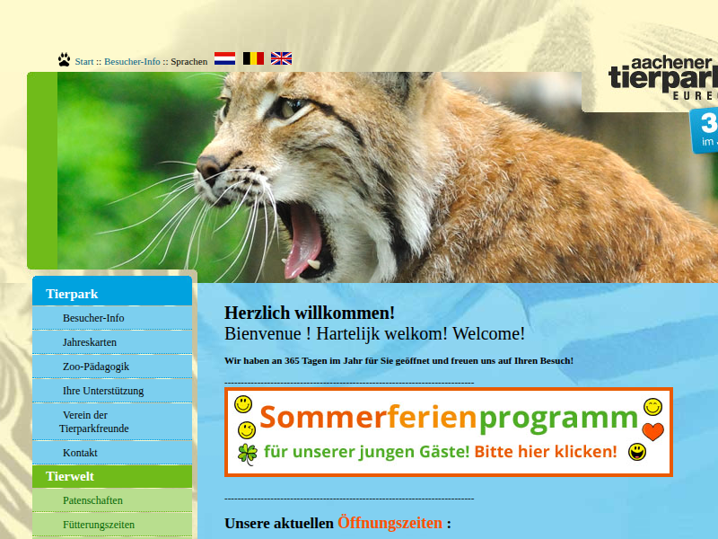 Zoo-Pädagogik - Tierpark - Aachener Tierpark - EUREGIOZOO