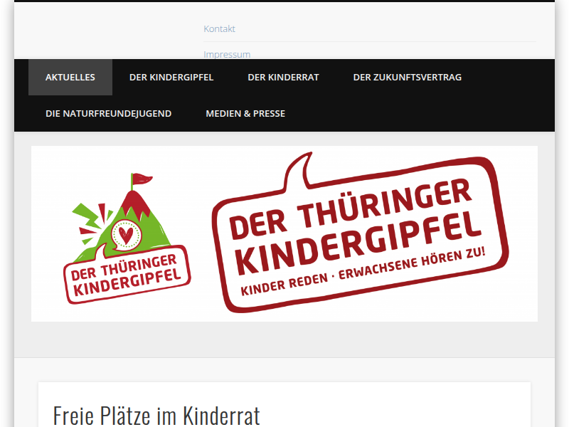 Der Kinderrat hat entschieden – die Workshopthemen für den 6. Thüringer Kindergipfel – Kindergipfel Thüringen