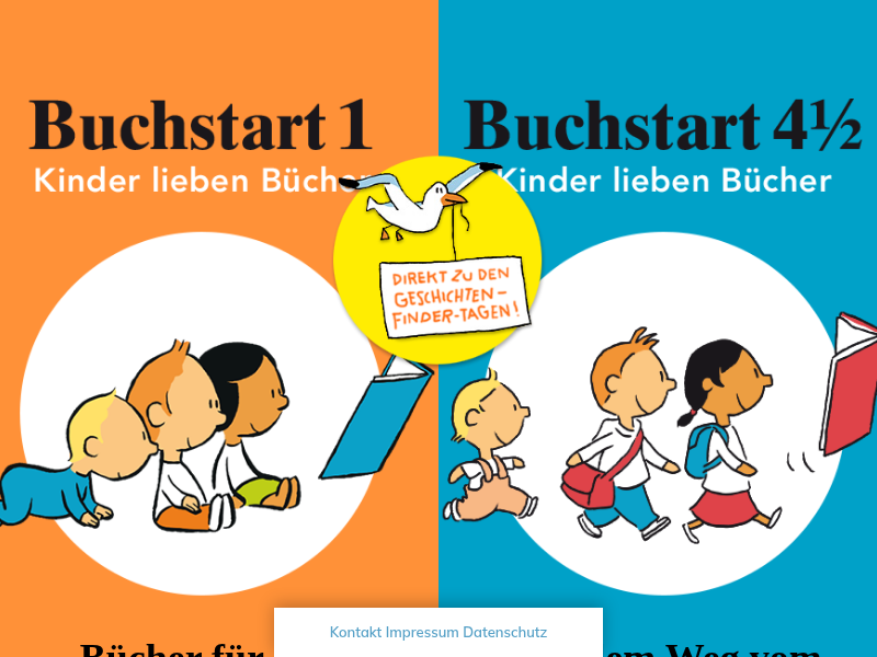 Geschichtenfinder-Tage – Buchstart
